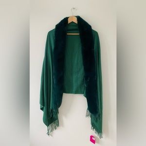 GREEN CASHMERE SHALL